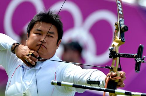 巴拉圭选手在射箭比赛中获得铜牌 巴拉圭选手在射箭比赛中获得铜牌